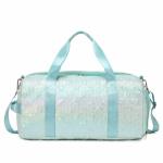 Outdoor Large Capacity Lady Gym Bags Customized Logo Waterproof Travel Duffle
