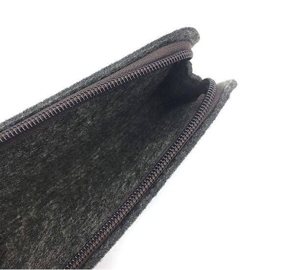 Stationery Felt Pencil Case / Large Zipper Pencil Pouch For School Eco Friendly