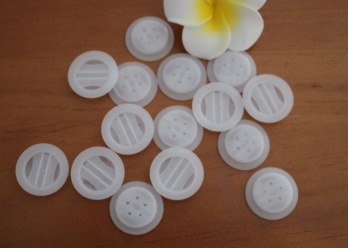 Non - Toxic BPA Free PE Plastic One Way Degassing Valve Natural Color