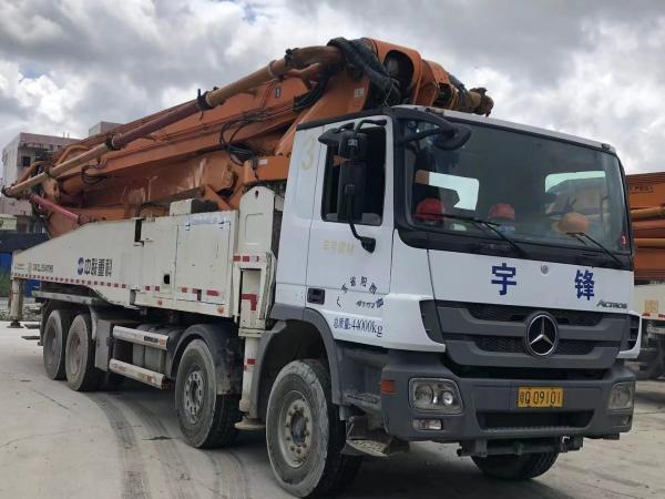 Green 2013 Zoomlion 56m Concrete Pump Truck at Good Original Condition Benz