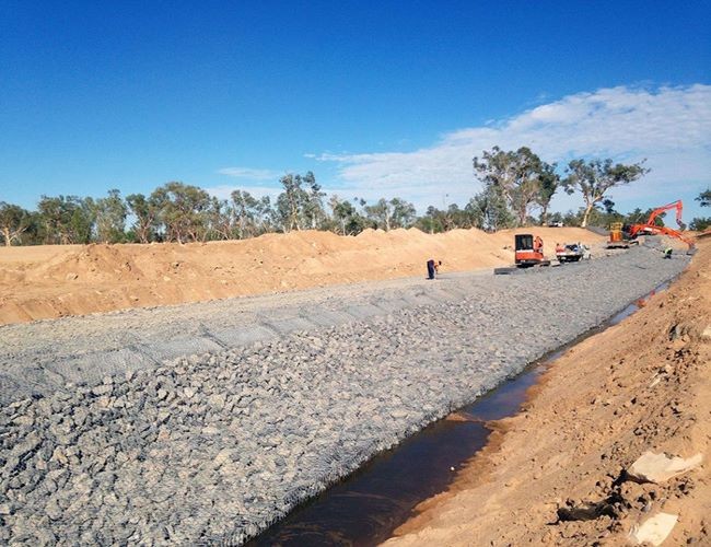 River Band And Slope Protection Galfan Gabion Mattress