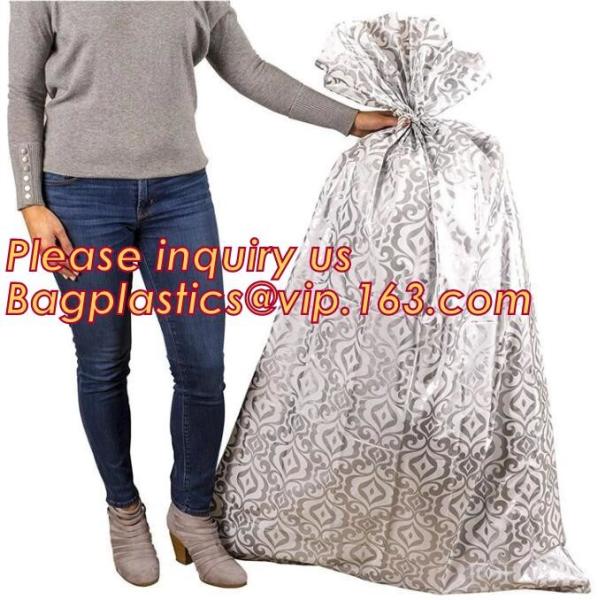 Buy cheap Bag Jumbo/Giant/Large Plastic Poly Bag for large present, Holiday Designs Gift Bags Plastic Poly Bag Jumbo/Giant/XLarge from wholesalers