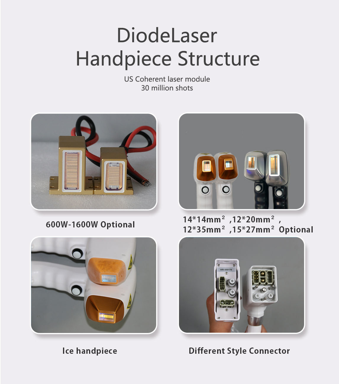 755nm 1064nm 808nm Diode Laser Hair Removal Machine Painless