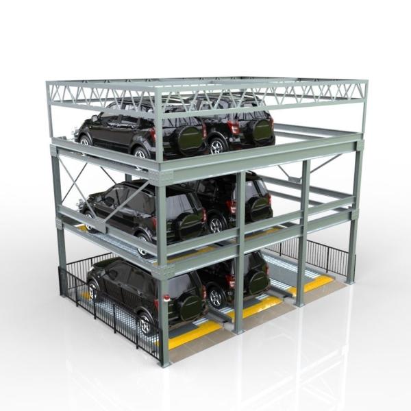 Buy cheap SUV Multilevel Car Parking System Puzzle 3 Level Parking Lift from wholesalers