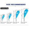 Buy cheap Outside Advertising Custom Beach Flags Seasonal Expo Sublimation wind feather flags from wholesalers