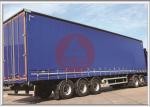 Aluminum Alloy Rail Curtain Side Trailer 2 Inches Kingpin Length Curtain