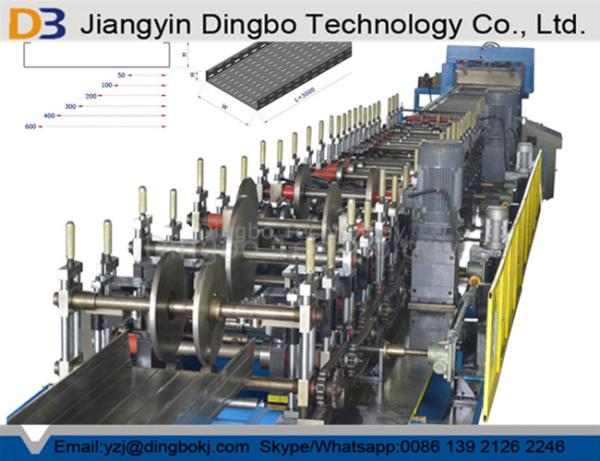 Buy cheap Line Speed 4-6m / Min Standard Cable Tray Roll Forming Machine Chain Drive For Construction from wholesalers