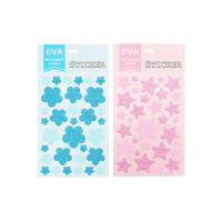 Buy cheap Glitter Decorative Kids Sticker Printing , Pink EVA Custom Puffy Stickers product