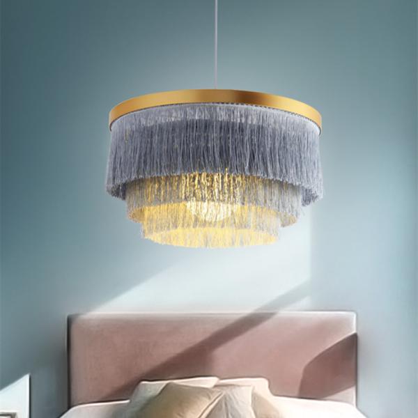 Buy cheap Round Chandelier Lighting Dining room Bar Kitchen fringe lamp suspension light(WH-MI-252) from wholesalers