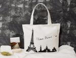 recycle shopping promotional logo printed standard size canvas tote bag,standard