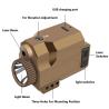 Buy cheap Picatinny Rail Laser Light Beam 650nm Red Laser Flashlight Combo from wholesalers