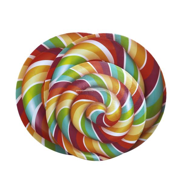 Buy cheap BSCI 4 Inches Rainbow Drums Round Cake Boards from wholesalers