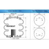 Buy cheap Rubber Suspension Air Springs Replaces Triangle 6334 4466 Industrial Triple Convoluted from wholesalers