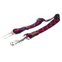 Buy cheap 61cm Large Dog Safety Leash Car Seat Belt For Cargo Area With Striped Elastic product