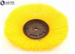 PP Mix Road Sweeper Brush Eco - Friendly Magnetic Battery Grass Push Rotary
