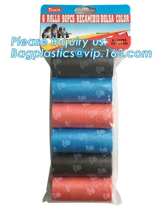 Biodegradable Compostable Scented High Quality HDPE Plastic Baby Nappy Sacks Baby Diaper Bags with Tie Handles, bagease