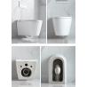 Buy cheap Elongated Rimless Toilet Bowl Intelligent Wall Hung for Bathroom from wholesalers