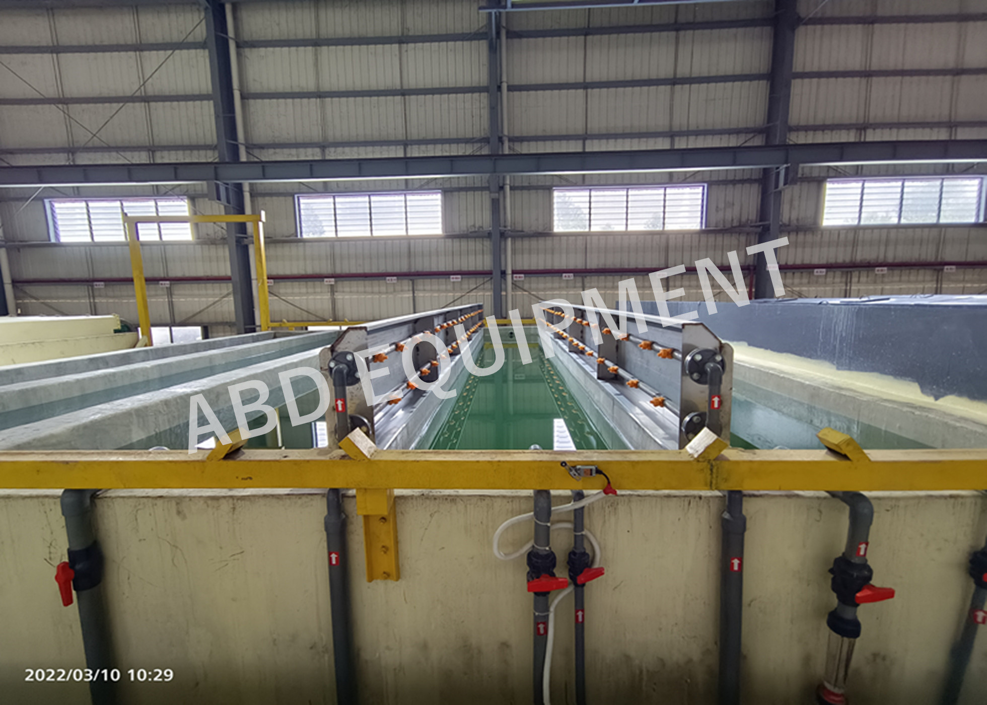 Aluminum Profiles Horizontal Anodizing Production Line With 300 Ton / Month