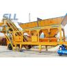 Buy cheap Integrated Design Concrete Batching Plant Mobile Mixing Plant 12 Months Warranty from wholesalers