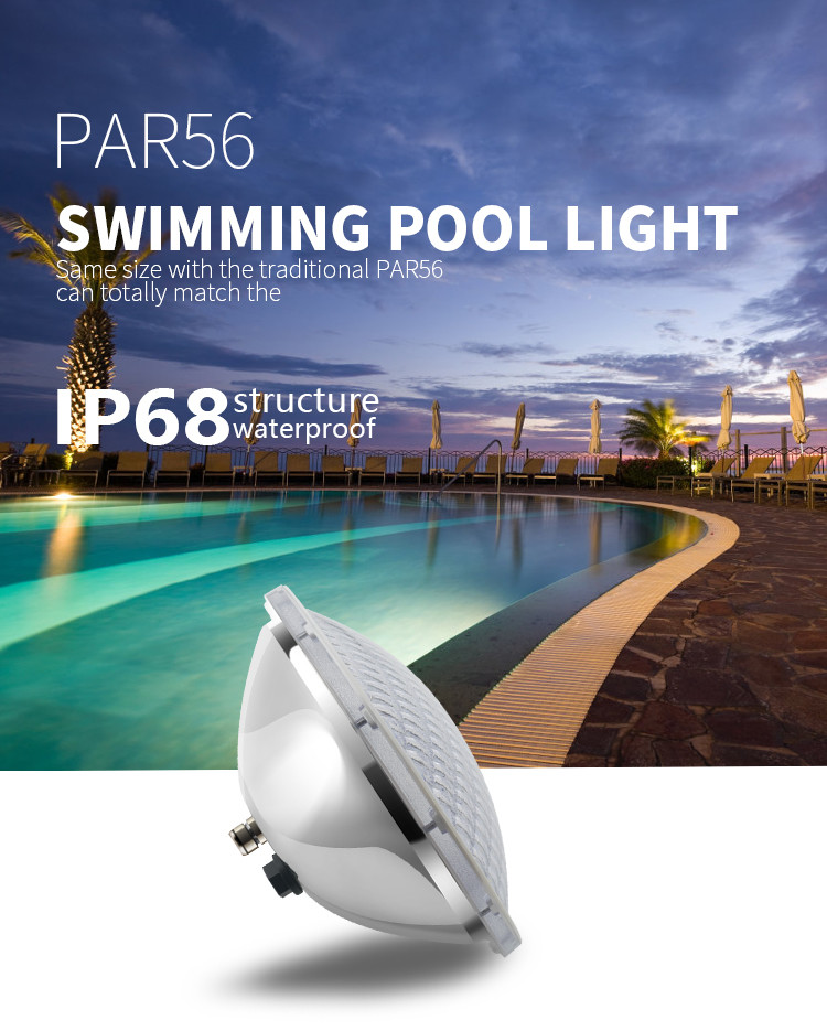 IP68 Underwater RGB LED Lights Halogen Low Voltage PAR56 Pool Light