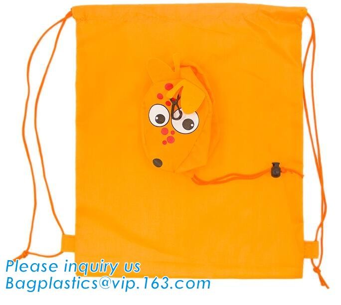 Polyester fabric drawstring bag /advertising pull rope backpack cloth bag /nylon shoulder pocket customization BAGEASE