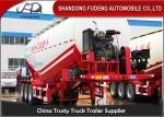 35 CBM Cummins Motor Bulk Tanker Trailers / BPW Axle Bulk Cement Truck