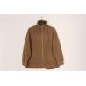 Buy cheap Ladies Sports Coats And Jackets Clothing Taupe Zip Up Fleece Jacket from wholesalers
