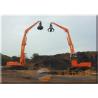 Buy cheap Earthmoving Hydraulic Orange Peel Grab Doubl Shell CAT Excavator Attachments from wholesalers