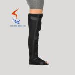 High quality black flannel cotton leg knee ankle protection brace