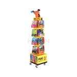 Creative Spinner Display Rack Floor Cookbook Comic Book Display Stands