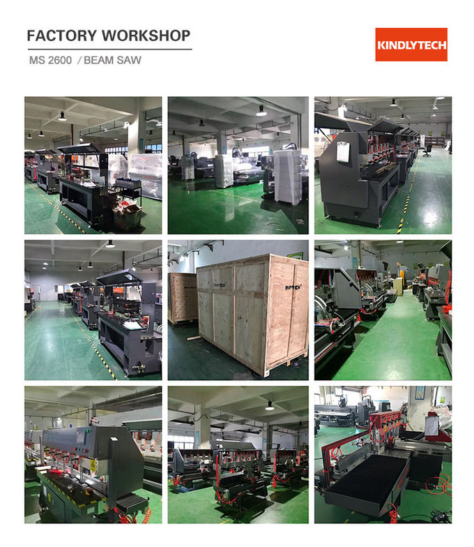 ISO9001 2500*2500mm CNC Panel Beam Saw Woodworking Machhinery