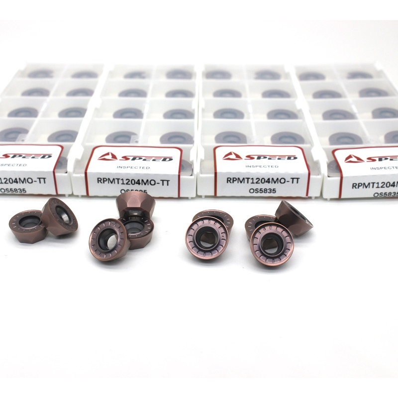 Round Milling Carbide Insert For Cast Iron Tungsten Face Mill Cutting