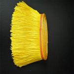 Colorful custom design OEM polyester fringes trimming for garment clothes
