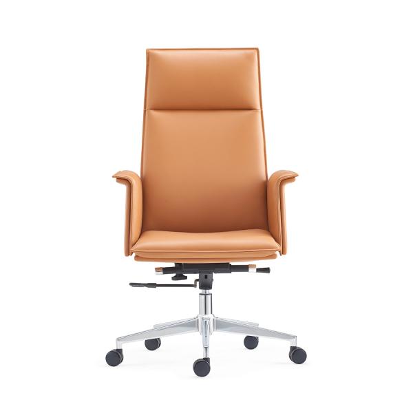 Buy cheap XINYUANBAILI Leather Office Swivel Chair 68*64*114 60mm PU Castor from wholesalers