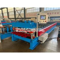 Buy cheap Roof Glazed Tile Roll Forming Machine , High Speed Metal Roll Forming Equipment product