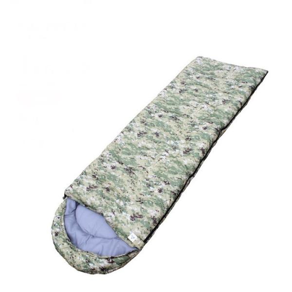 Buy cheap Waterproof 200GSM Hollowfiber Mountain Sleeping Bags Camouflage Envelope Design from wholesalers
