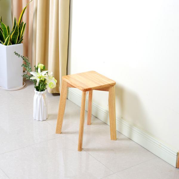 Buy cheap ODM Rubber Wood 29.5cm Length High Learning Stool NC Painting from wholesalers