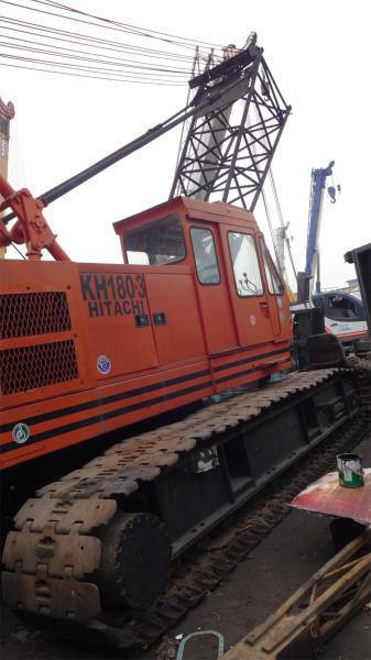 Buy cheap 50ton Japan used crawler hitachi crane KH180-3 from wholesalers