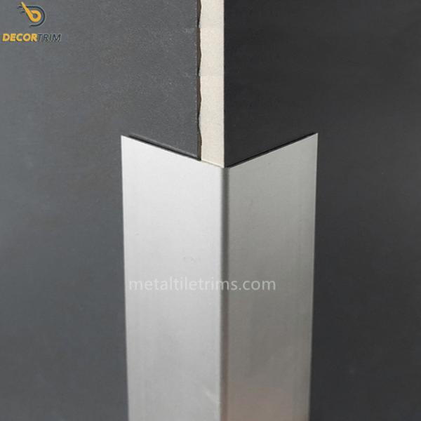 Buy cheap Aluminium Tile Trim L Shape Wall Corner Protector Strips Edge 0.9mm Thickness from wholesalers