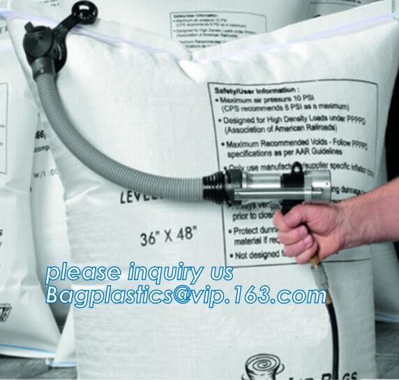 dunnage air pillow bags for container, Pillow Bag plastic air bags for packaging, Logistic Filler Bag Air Packaging, pac
