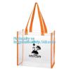Buy cheap beach bikini PVC tote handle plastic packaging bags, travel wash organizer bag handle zipper cosmetic bags, cosmetic bag from wholesalers