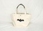 Buy cheap 16oz 100% Cotton Canvas Tote Bags , Recyclable Tote Bag With Black Leather Logo from wholesalers