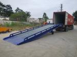 Galvanized Steel Container Mobile Yard Ramp Portable Loading Ramps