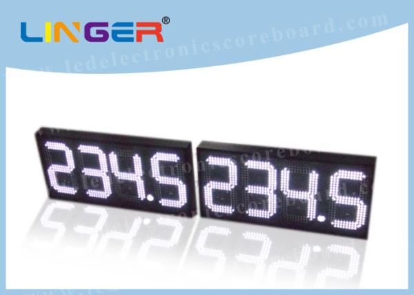 Buy cheap 12 Inch Digits Led Gas Station Signs , Gas Station Led Signs Double Sides 3 Lines from wholesalers