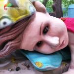 Corresponding Sound Custom Made Animatronics Life Size Character Anti Water
