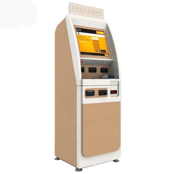Buy cheap OEM 22 Inch Multifunction Touch Screen Self Service Kiosk With ID Card Reader from wholesalers