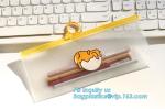 slider zipper pvc pouch clear vinyl pvc k bag, water proof cosmetic vinyl PVC
