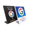Buy cheap Custom NFC Stand Social Media Review NFC PVC Google Review Card Menu Display Stand from wholesalers