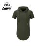 Buy cheap Over Size Knitted Hip Hop Mens Gym Short Sleeve Streetwear Clothing Blank Long Pullover Men Hoodies & Sweatshirt from wholesalers
