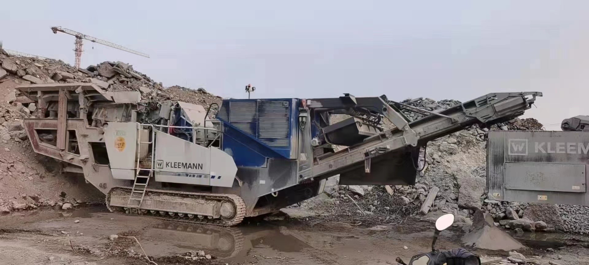 Portable Rock Used Mobile Crusher MR110 Z EVO2 Track Mounted Made In 2018